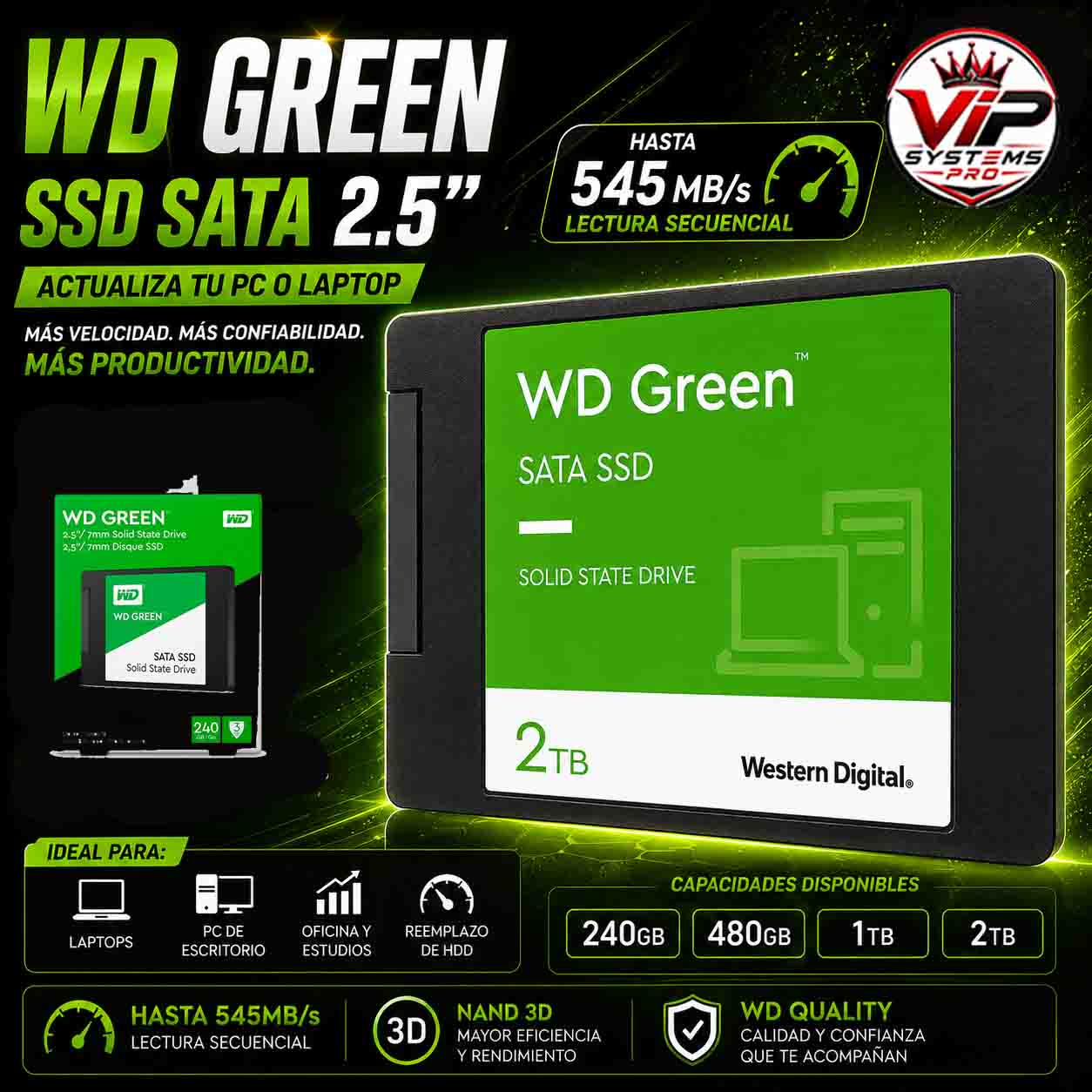 44 WD Blue SA510 SSD – Más Velocidad Garantizado - Imagen 1